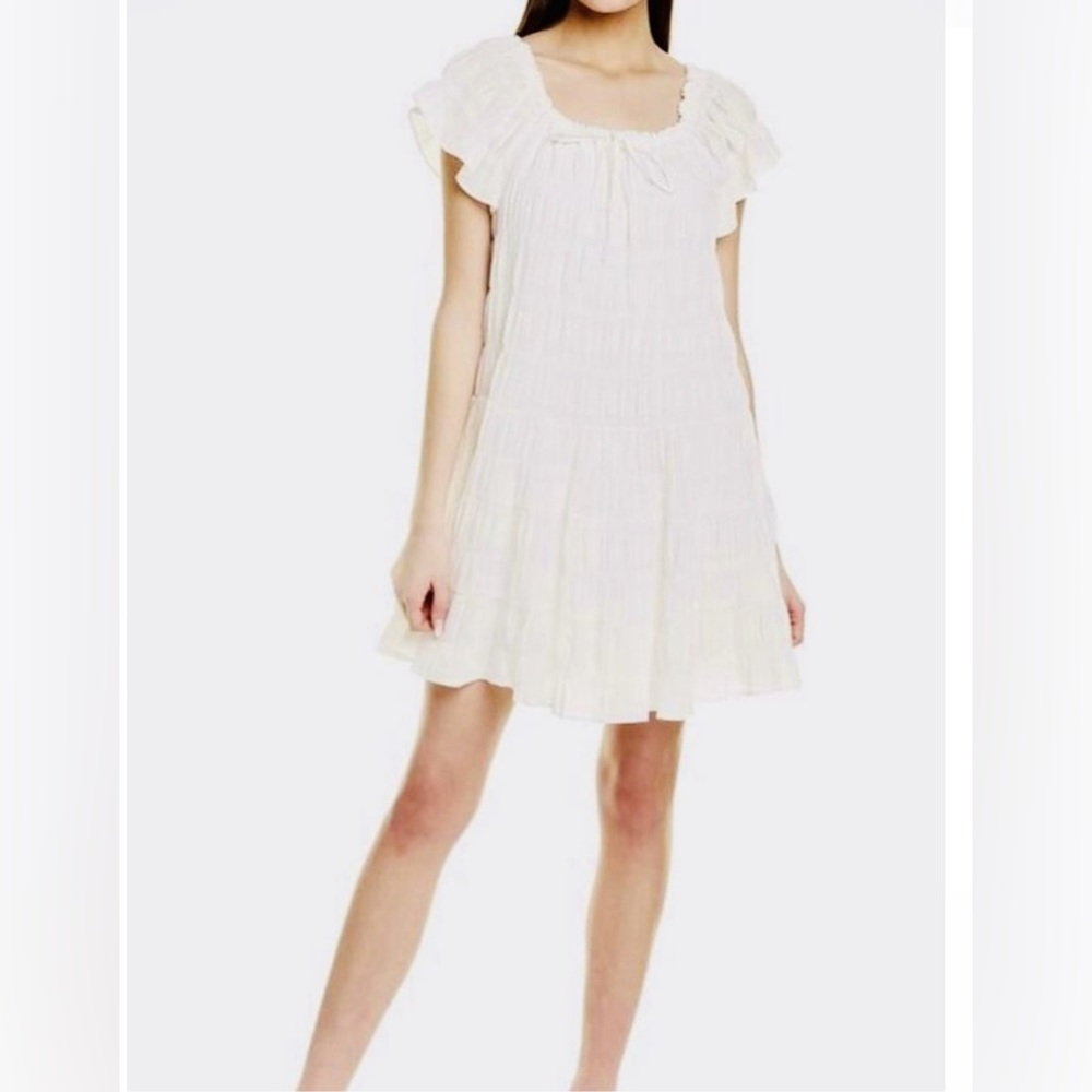 Light, comfortable white summer dress